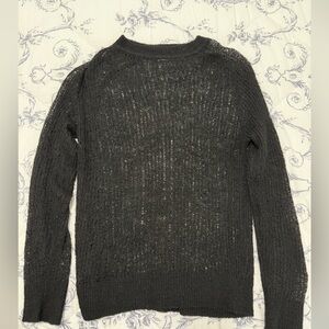 Zara Black Off-the-Shoulder Sweater